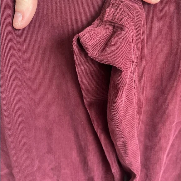 American Eagle Outfitters Burgundy Corduroy Pants - Picture 9 of 15